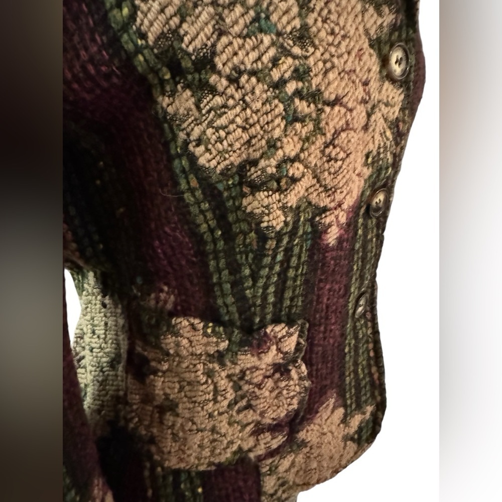 Vintage Etro Fall 2004 Runway Wool Brocade Blazer IT 46 US 10 - Picture 11 of 14